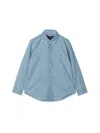 Polo Ralph Lauren Cotton Shirt In Blue