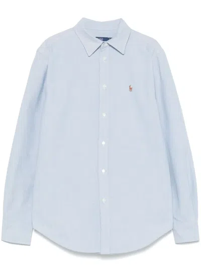 Polo Ralph Lauren Cotton Shirt In Blue