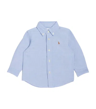 Polo Ralph Lauren Kids' Cotton Shirt In Blue