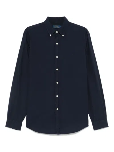 Polo Ralph Lauren Cotton Shirt In Blue