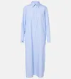 Polo Ralph Lauren Cotton Shirt Dress In Blue
