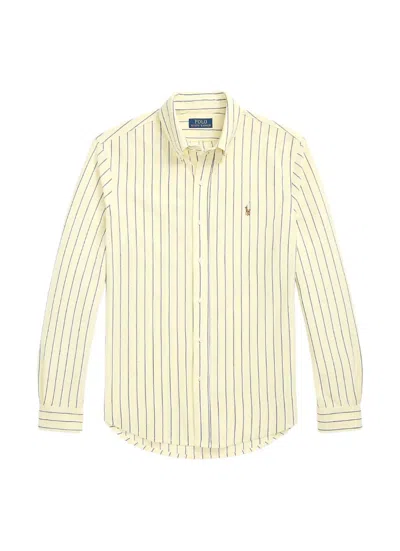Polo Ralph Lauren Cotton Shirt In Green