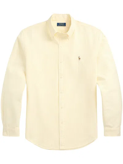 Polo Ralph Lauren Cotton Shirt In Neutrals