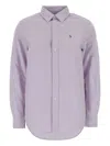 Polo Ralph Lauren Cotton Shirt In Purple