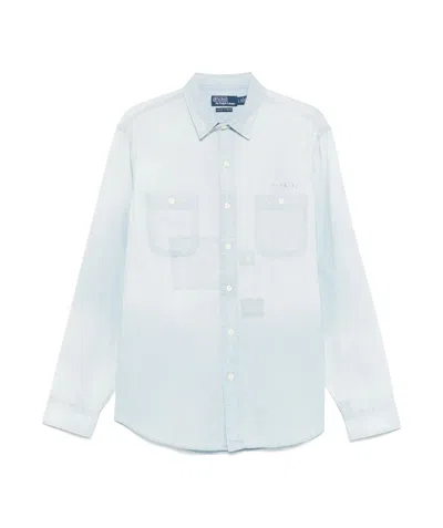 Polo Ralph Lauren Cotton Shirt In White
