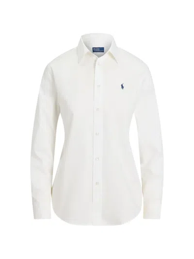 Polo Ralph Lauren Cotton Shirt In White