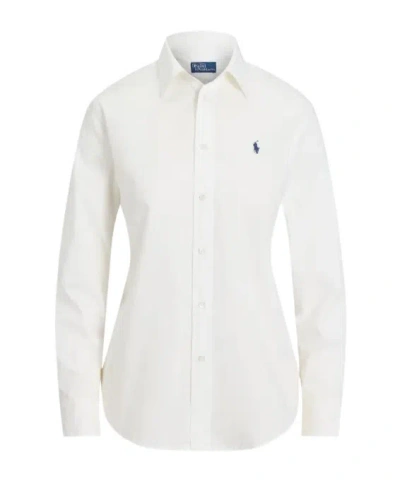 Polo Ralph Lauren Cotton Shirt In White