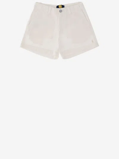 POLO RALPH LAUREN COTTON SHORT PANTS WITH LOGO