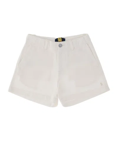 Polo Ralph Lauren Kids' Cotton Shorts In White