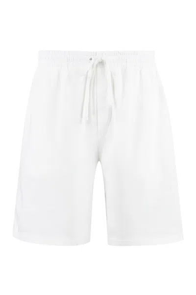 Polo Ralph Lauren Cotton Shorts In Bianco