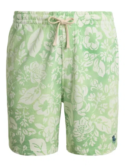 Polo Ralph Lauren Cotton Shorts In Green