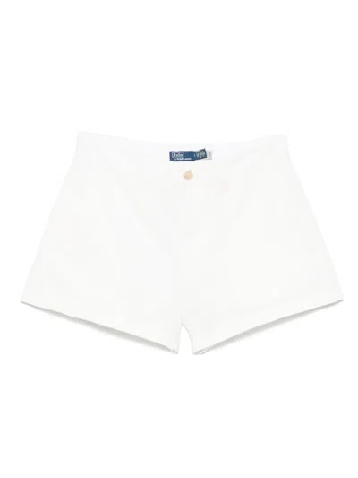 Polo Ralph Lauren Cotton Shorts In White