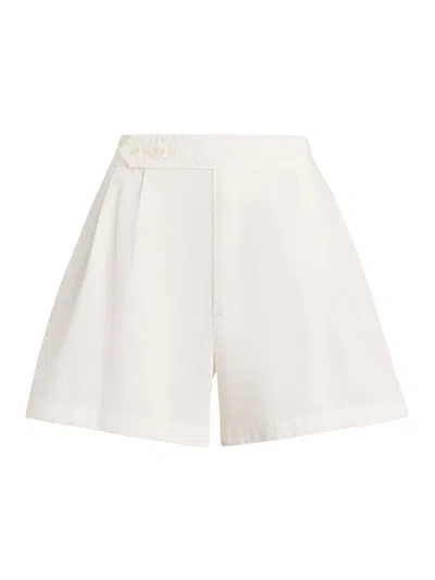 Polo Ralph Lauren Cotton Shorts In White