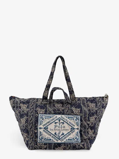 Polo Ralph Lauren Cotton Shoulder Bag With Floral Print