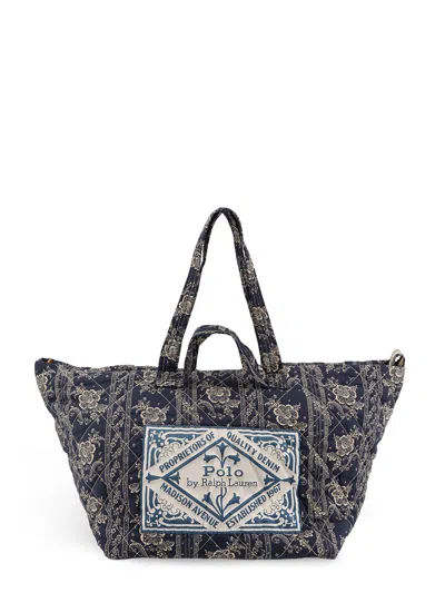 Polo Ralph Lauren Cotton Shoulder Bag With Floral Print