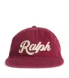 Polo Ralph Lauren Cotton Signature Cap In Red Carpet