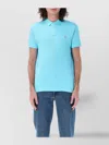 Polo Ralph Lauren Mens French Turquoise Short-sleeved Logo-embroidered Slim-fit Cotton-piqué Polo Shirt