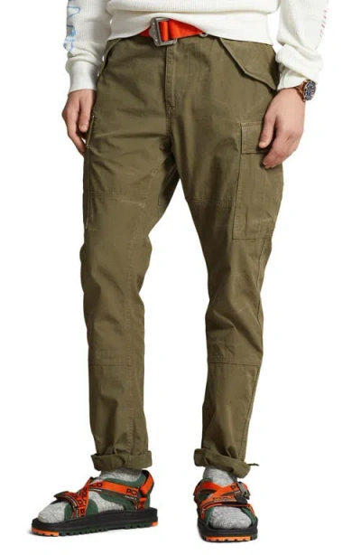 Polo Ralph Lauren Slim Fit Canvas Cargo Pant In Outdoors Olive