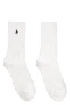 Polo Ralph Lauren Cotton Socks With Logo In White