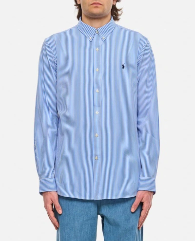 Polo Ralph Lauren Cotton Sport Shirt In Blue