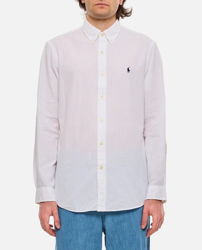 Polo Ralph Lauren Cotton Sport Shirt In White