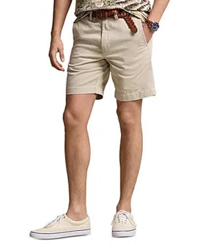 Polo Ralph Lauren Cotton Straight Fit 8 Chino Shorts In Beige