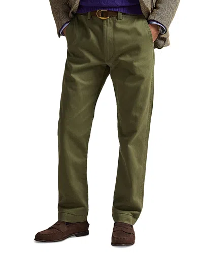 Polo Ralph Lauren Cotton Straight Fit Chino Pants In Green