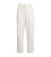 Polo Ralph Lauren Cotton Straight Trousers In White