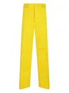 Polo Ralph Lauren Full Length Trousers With Belt Loops And Back Pocket In Yellow