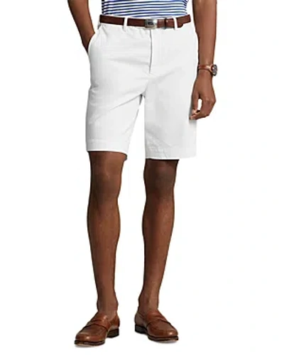 Polo Ralph Lauren Cotton Stretch Classic Fit Chino Shorts In White