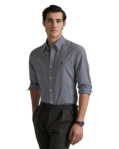 Polo Ralph Lauren Cotton Stretch Poplin Gingham Check Classic Fit Button Down Shirt In Multi