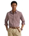 Polo Ralph Lauren Cotton Stretch Poplin Gingham Check Classic Fit Button Down Shirt In Multi