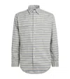 Polo Ralph Lauren Cotton Striped Indigo Shirt In Neutral