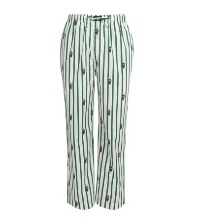 Polo Ralph Lauren Cotton Stripe Polo Bear Pyjama Bottoms