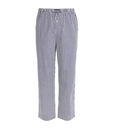 Polo Ralph Lauren Cotton Stripe Pyjama Bottoms In Blue