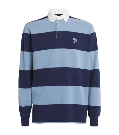 POLO RALPH LAUREN COTTON STRIPE RUGBY SHIRT