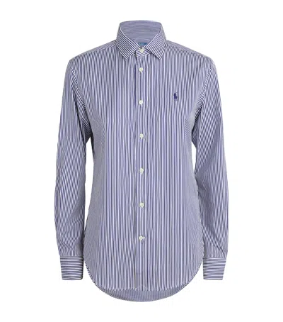 Polo Ralph Lauren Cotton Stripe Shirt In Blue