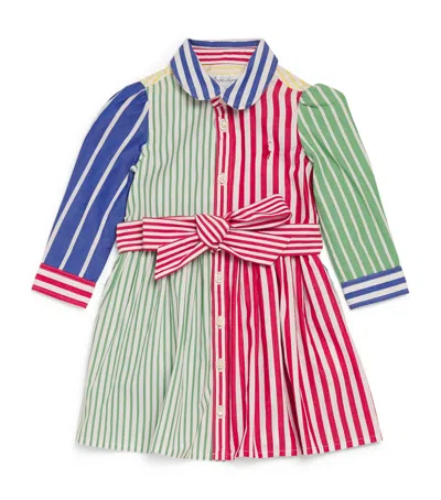 Polo Ralph Lauren Kids' Cotton Striped Dress And Bloomers Set