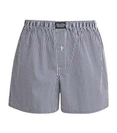 Polo Ralph Lauren Cotton Striped Pyjama Shorts In Multi