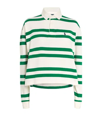 Polo Ralph Lauren Cotton Striped Rugby Shirt In Multi