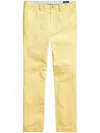 Polo Ralph Lauren Cotton Strtch Twill-slfbedfordp-flat-pant In Yellow