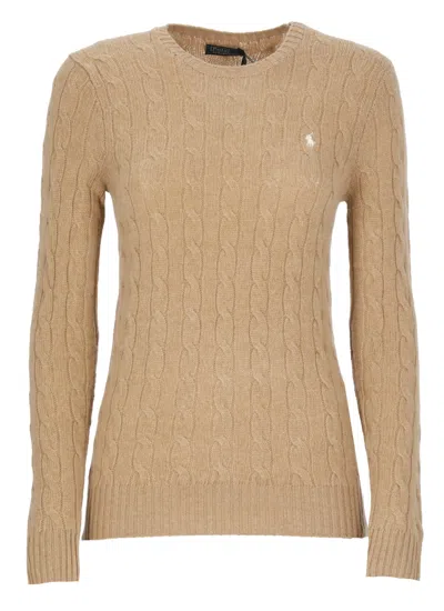 Polo Ralph Lauren Cotton Sweater In Beige