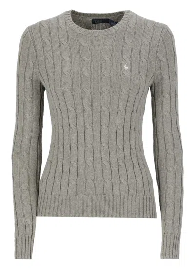 Polo Ralph Lauren Cotton Sweater In Grey