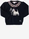 Polo Ralph Lauren Intarsia-knit Sweater In Navy