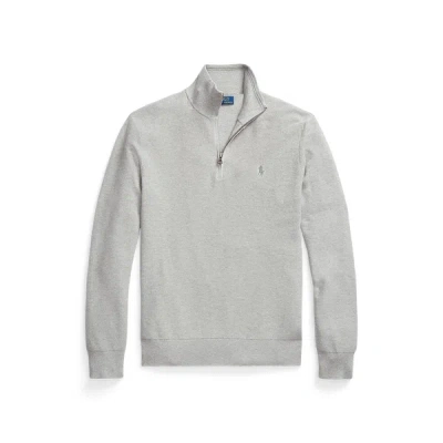 Polo Ralph Lauren Cotton Sweatshirt In Grey