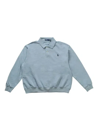 Polo Ralph Lauren Cotton Sweatshirt In Blue