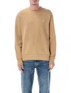 Polo Ralph Lauren Crew Neck Sweatshirt In Brown