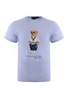 Polo Ralph Lauren Big & Tall Polo Bear Jersey T-shirt In Blue