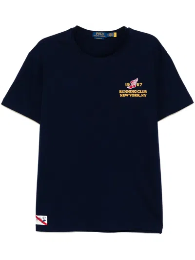Polo Ralph Lauren Klassisches T-shirt In Blau