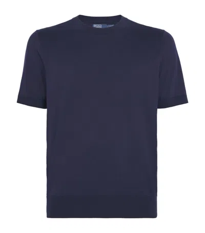 Polo Ralph Lauren Cotton T-shirt In Blue